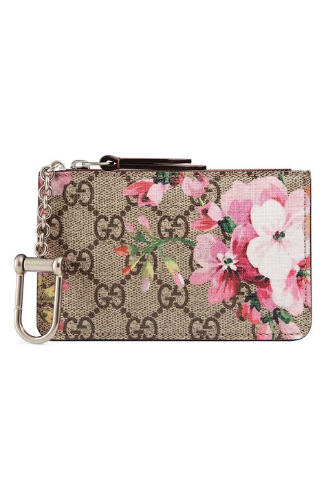 gucci keychain vintage|gucci blooms key pouch.